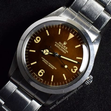 rolex explorer 1980|vintage Rolex explorer gilt dial.